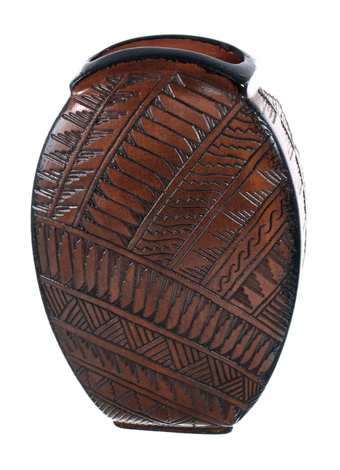 Native American Navajo Kokopelli Hand Crafted Pottery JX127383